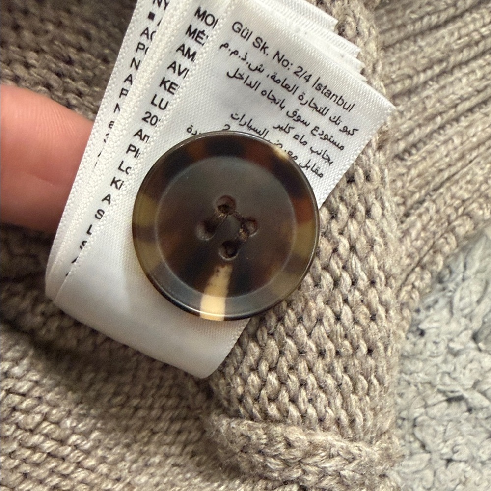 The Drop Women's Tan Cardigan Sweater - Picture 6 of 8